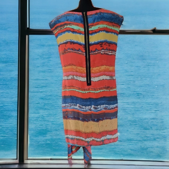 Rachel Roy Flowy Asymmetrical Dress - Picture 4 of 10